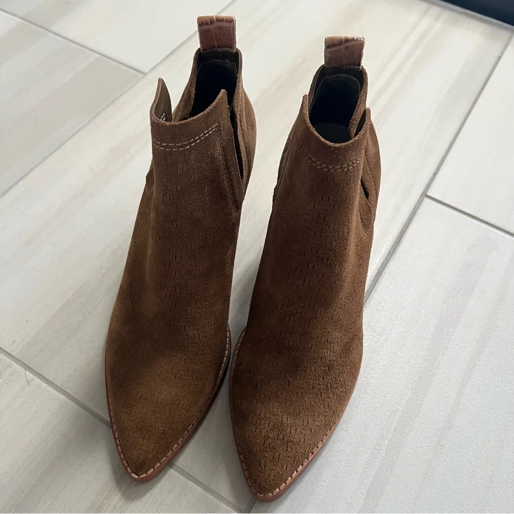 DOLCE VITA Women’s Suede Booties size 6.5 - Picture 6 of 7
